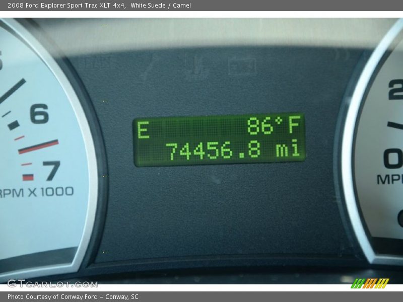 White Suede / Camel 2008 Ford Explorer Sport Trac XLT 4x4
