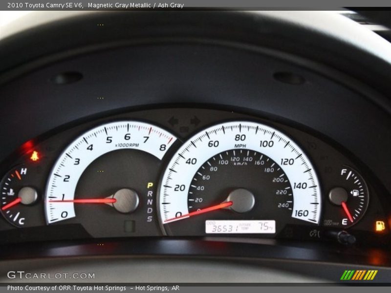  2010 Camry SE V6 SE V6 Gauges