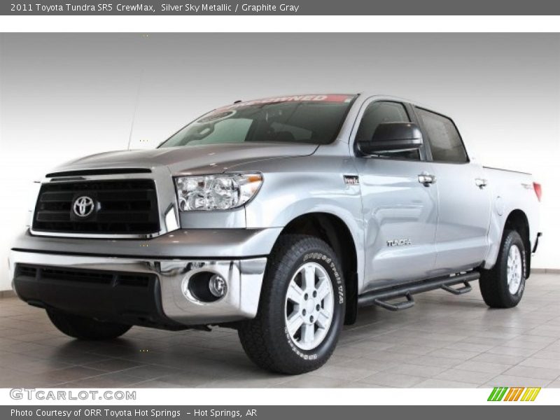 Silver Sky Metallic / Graphite Gray 2011 Toyota Tundra SR5 CrewMax