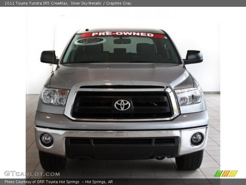 Silver Sky Metallic / Graphite Gray 2011 Toyota Tundra SR5 CrewMax