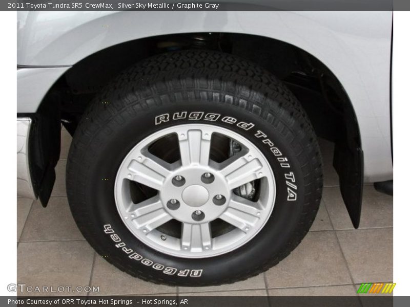 Silver Sky Metallic / Graphite Gray 2011 Toyota Tundra SR5 CrewMax