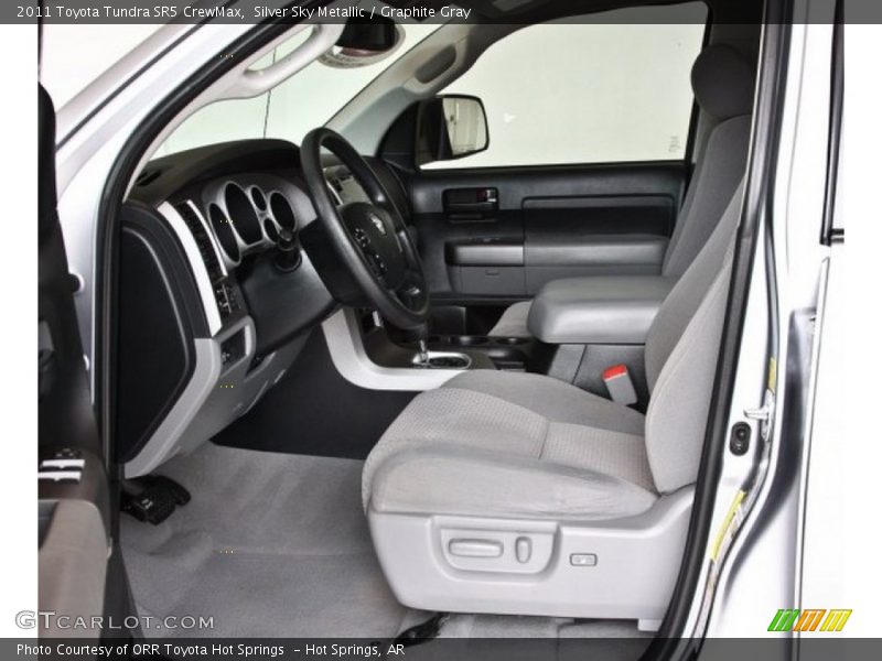 Silver Sky Metallic / Graphite Gray 2011 Toyota Tundra SR5 CrewMax