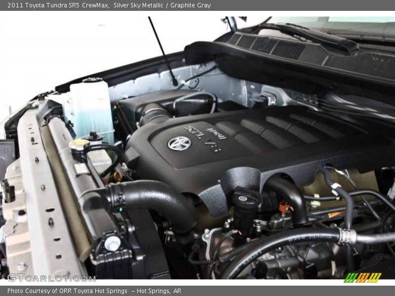 Silver Sky Metallic / Graphite Gray 2011 Toyota Tundra SR5 CrewMax
