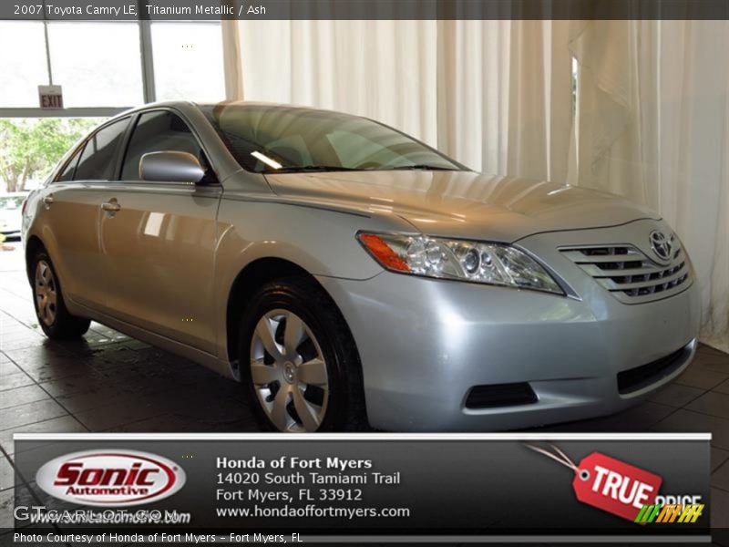 Titanium Metallic / Ash 2007 Toyota Camry LE