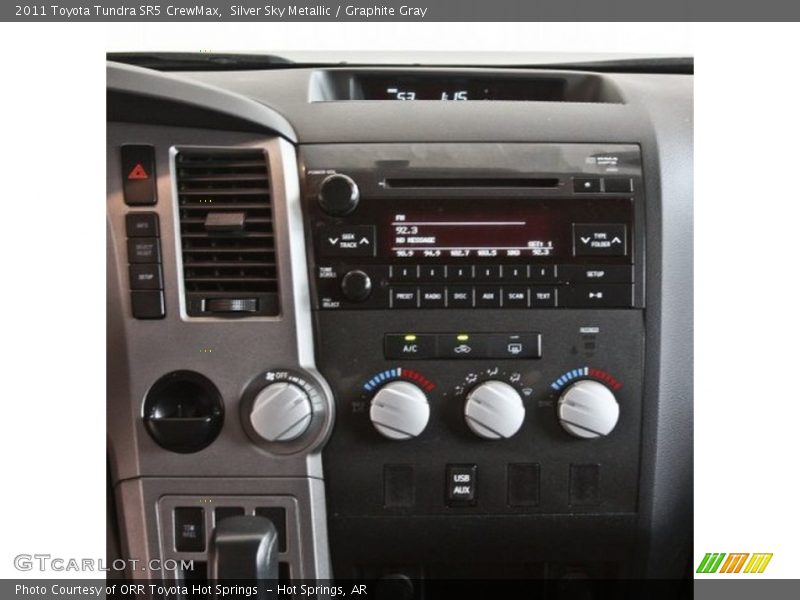 Silver Sky Metallic / Graphite Gray 2011 Toyota Tundra SR5 CrewMax