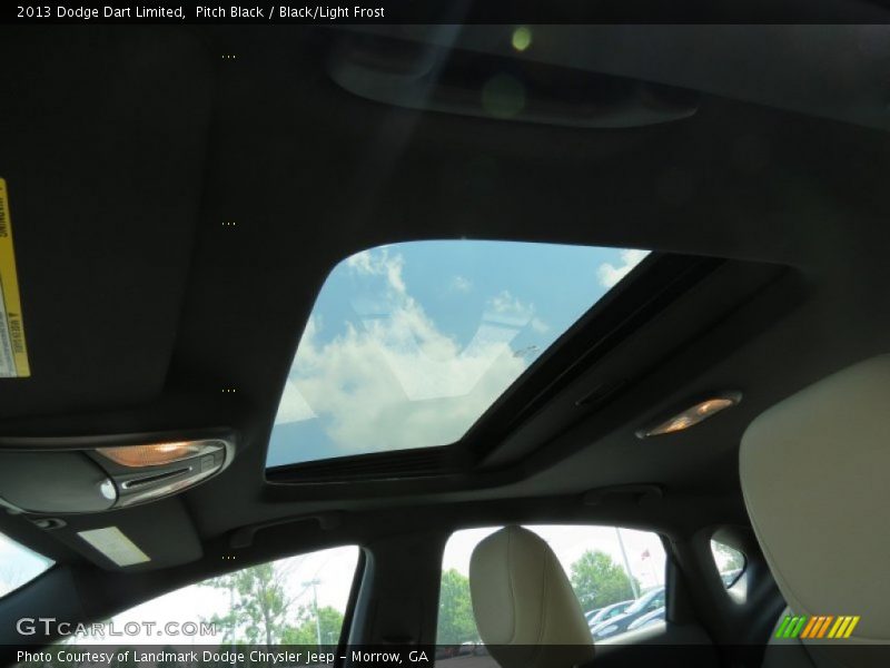 Pitch Black / Black/Light Frost 2013 Dodge Dart Limited