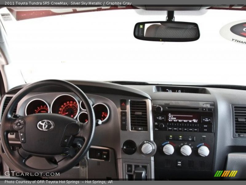 Silver Sky Metallic / Graphite Gray 2011 Toyota Tundra SR5 CrewMax