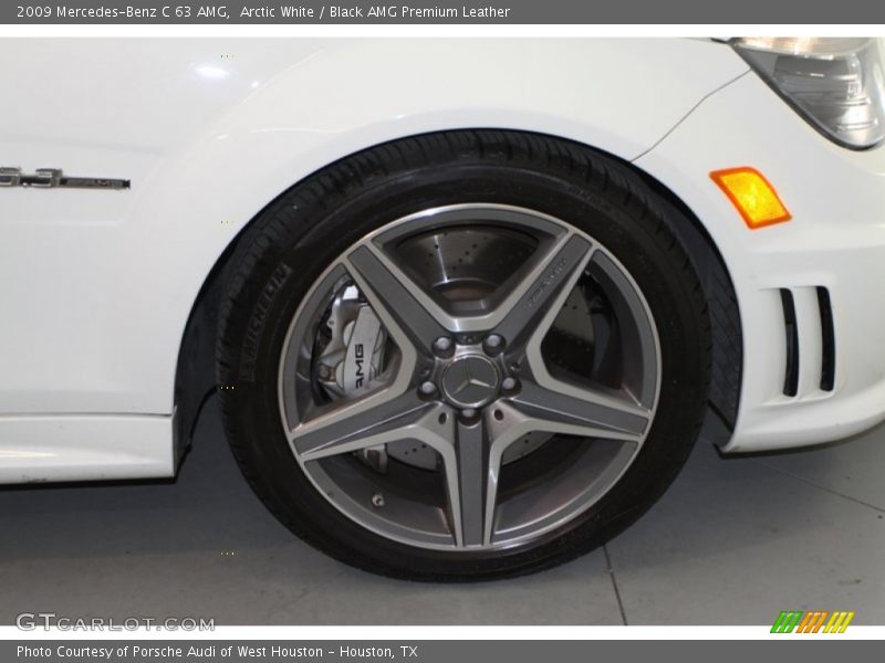 Arctic White / Black AMG Premium Leather 2009 Mercedes-Benz C 63 AMG