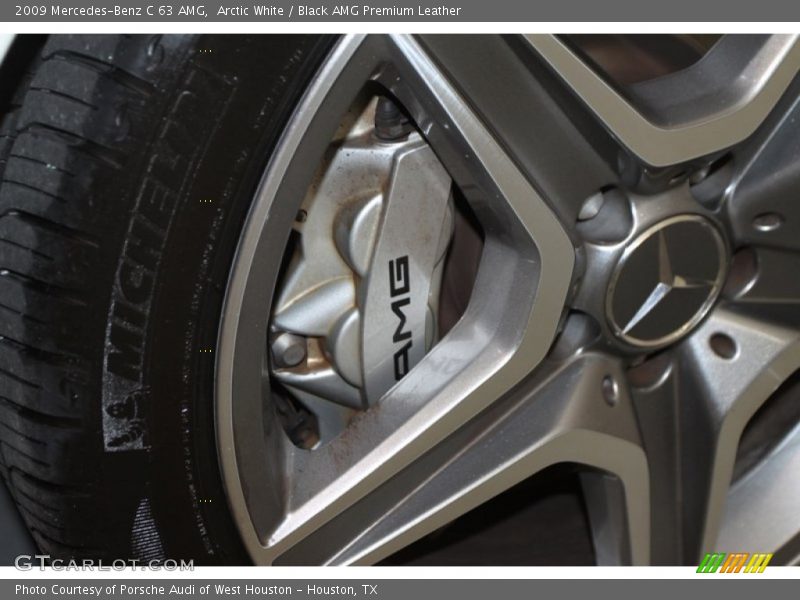 Arctic White / Black AMG Premium Leather 2009 Mercedes-Benz C 63 AMG