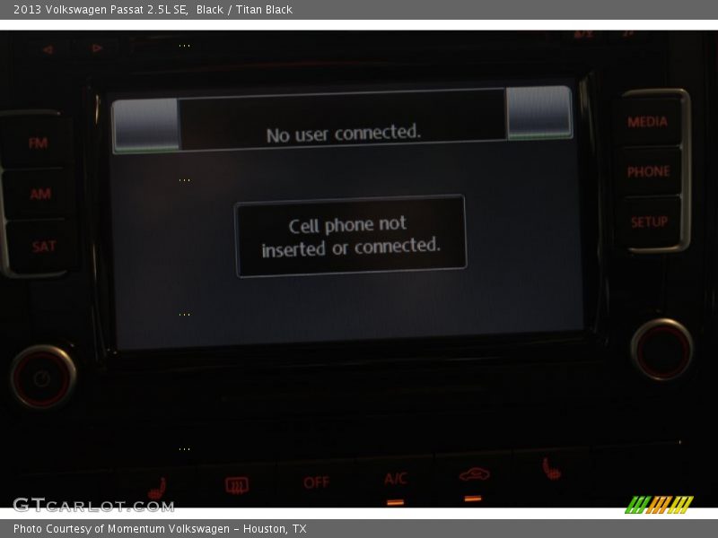 Black / Titan Black 2013 Volkswagen Passat 2.5L SE