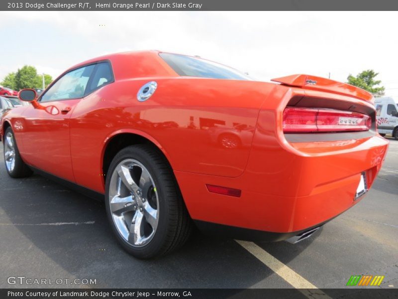 Hemi Orange Pearl / Dark Slate Gray 2013 Dodge Challenger R/T