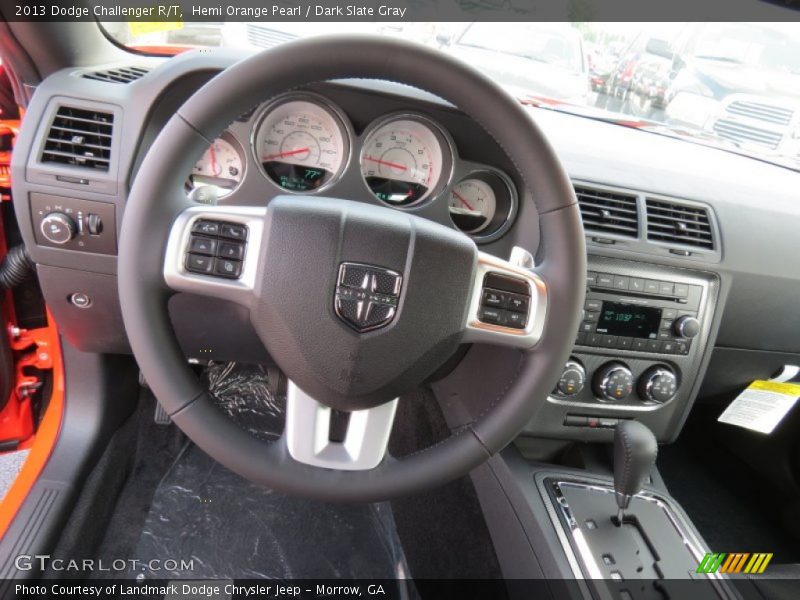 Hemi Orange Pearl / Dark Slate Gray 2013 Dodge Challenger R/T