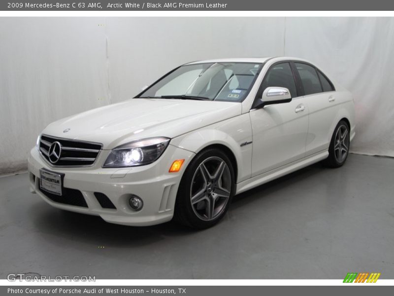 Arctic White / Black AMG Premium Leather 2009 Mercedes-Benz C 63 AMG