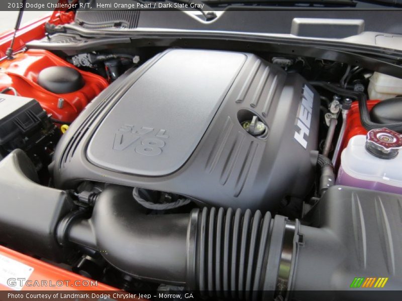 Hemi Orange Pearl / Dark Slate Gray 2013 Dodge Challenger R/T