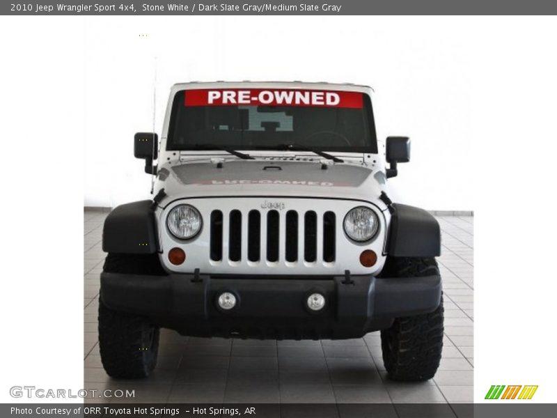 Stone White / Dark Slate Gray/Medium Slate Gray 2010 Jeep Wrangler Sport 4x4