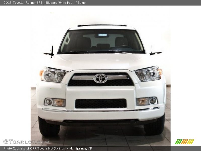 Blizzard White Pearl / Beige 2013 Toyota 4Runner SR5