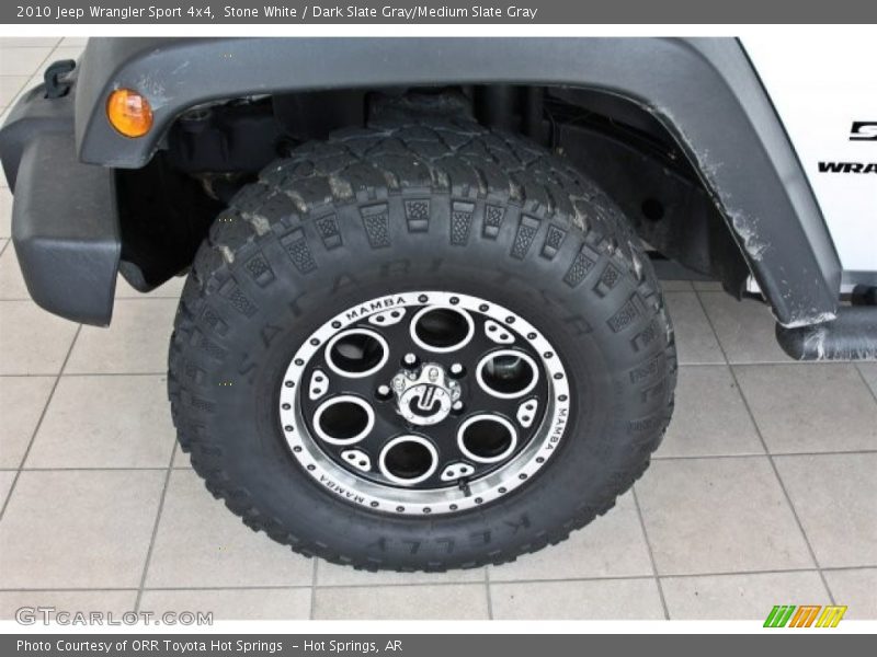 Stone White / Dark Slate Gray/Medium Slate Gray 2010 Jeep Wrangler Sport 4x4