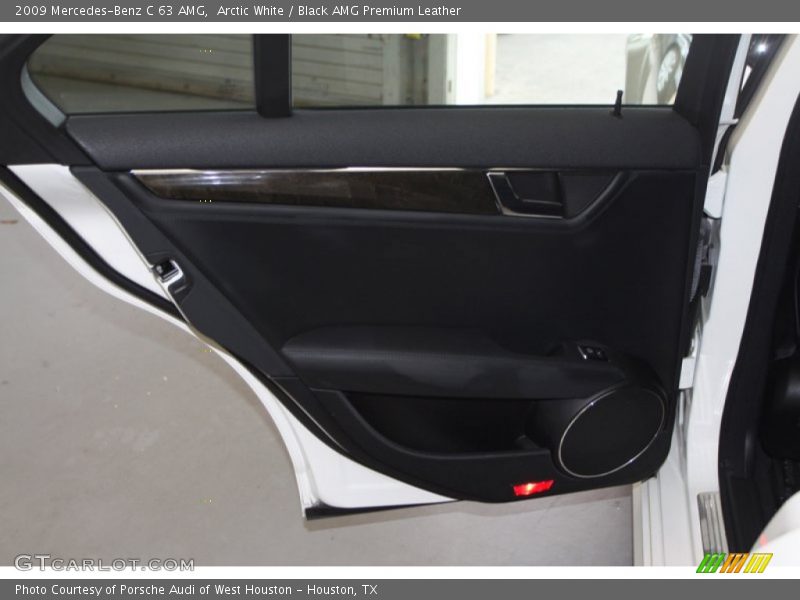 Arctic White / Black AMG Premium Leather 2009 Mercedes-Benz C 63 AMG