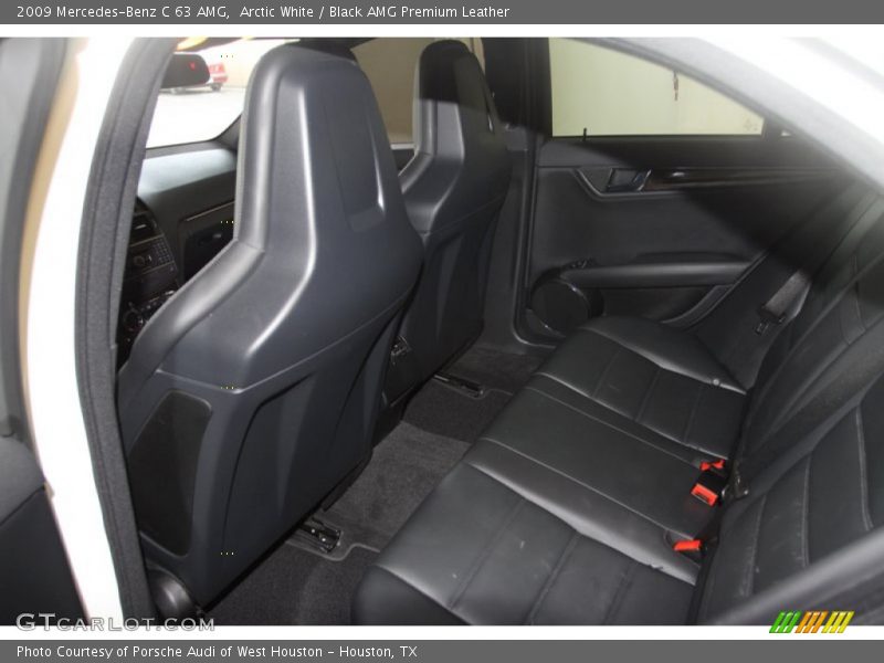 Arctic White / Black AMG Premium Leather 2009 Mercedes-Benz C 63 AMG