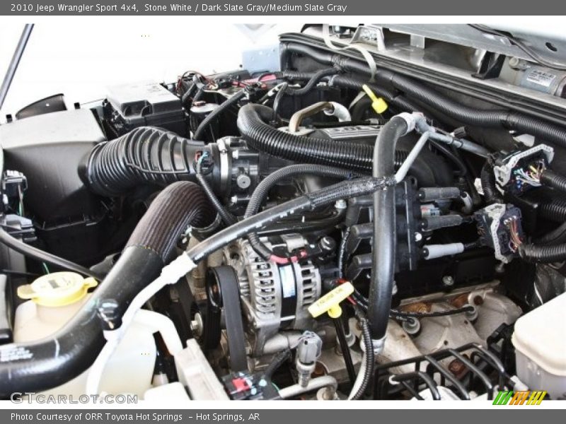 Stone White / Dark Slate Gray/Medium Slate Gray 2010 Jeep Wrangler Sport 4x4