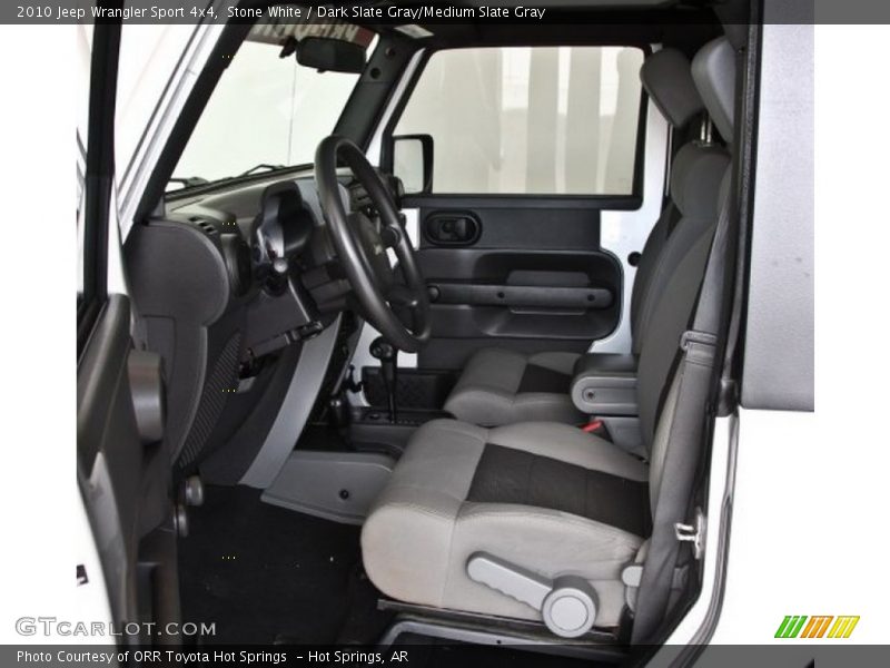 Stone White / Dark Slate Gray/Medium Slate Gray 2010 Jeep Wrangler Sport 4x4
