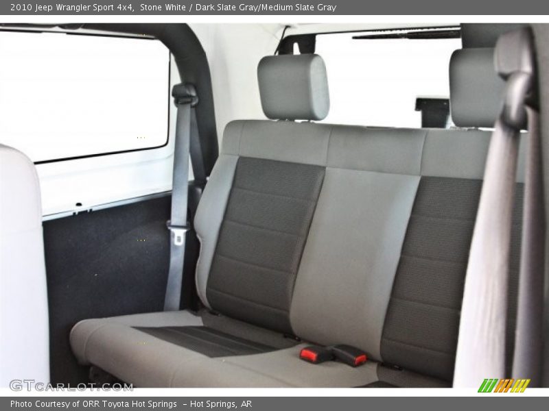 Stone White / Dark Slate Gray/Medium Slate Gray 2010 Jeep Wrangler Sport 4x4