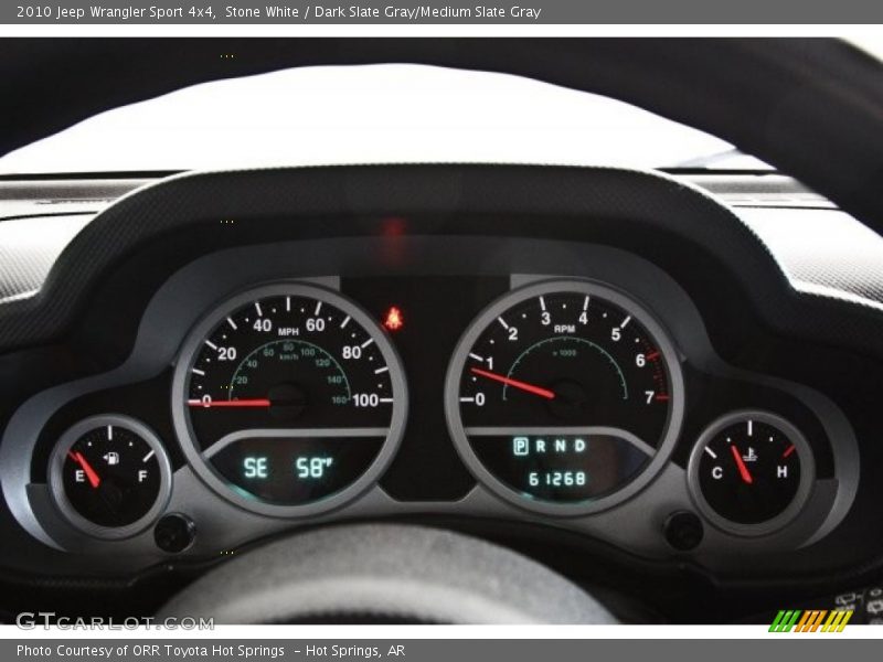 Stone White / Dark Slate Gray/Medium Slate Gray 2010 Jeep Wrangler Sport 4x4