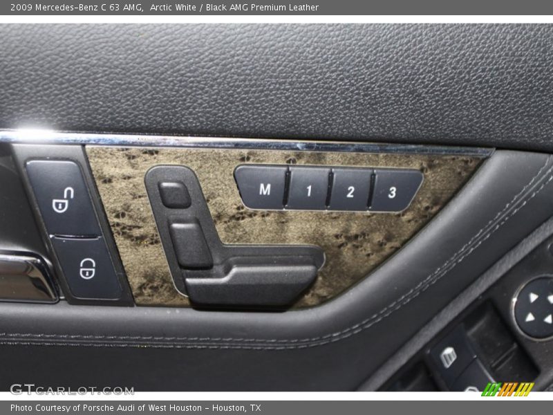 Arctic White / Black AMG Premium Leather 2009 Mercedes-Benz C 63 AMG