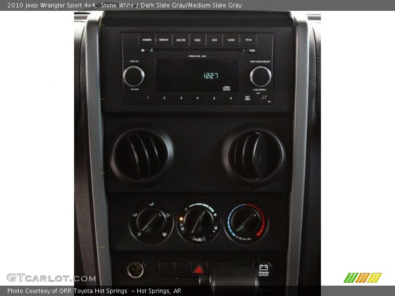 Stone White / Dark Slate Gray/Medium Slate Gray 2010 Jeep Wrangler Sport 4x4