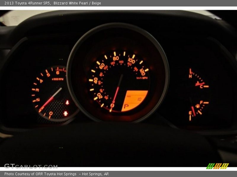 Blizzard White Pearl / Beige 2013 Toyota 4Runner SR5