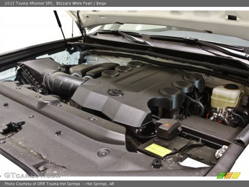 Blizzard White Pearl / Beige 2013 Toyota 4Runner SR5