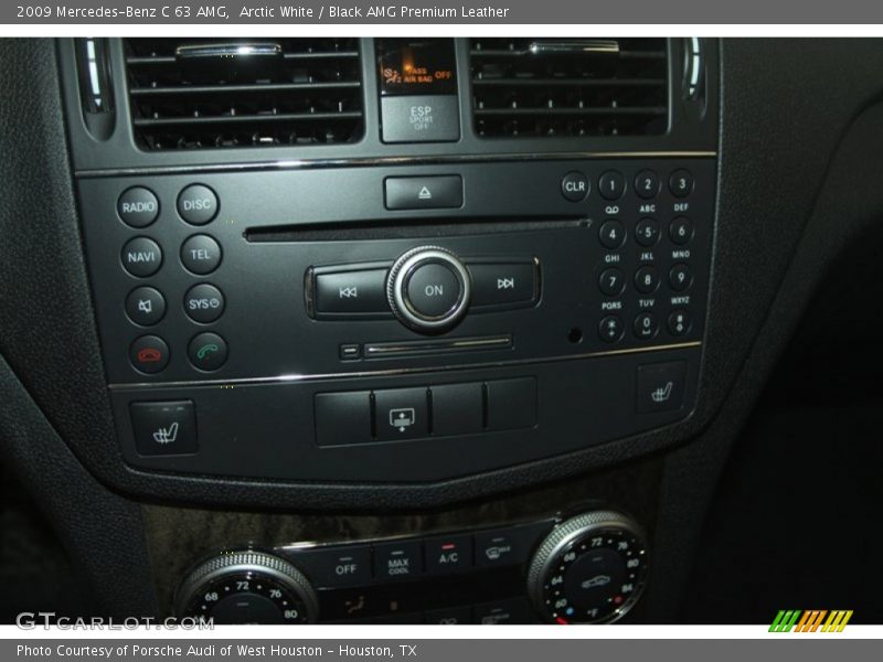 Arctic White / Black AMG Premium Leather 2009 Mercedes-Benz C 63 AMG