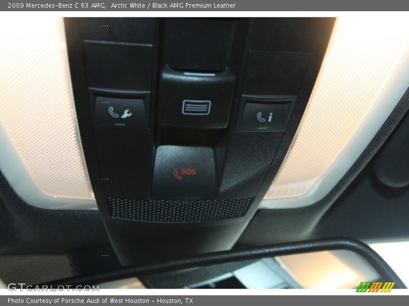 Arctic White / Black AMG Premium Leather 2009 Mercedes-Benz C 63 AMG