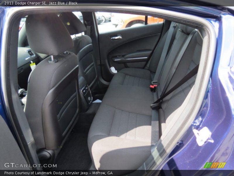 Jazz Blue / Black 2013 Dodge Charger SE