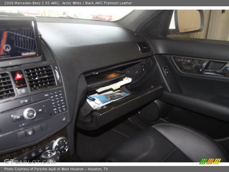 Arctic White / Black AMG Premium Leather 2009 Mercedes-Benz C 63 AMG