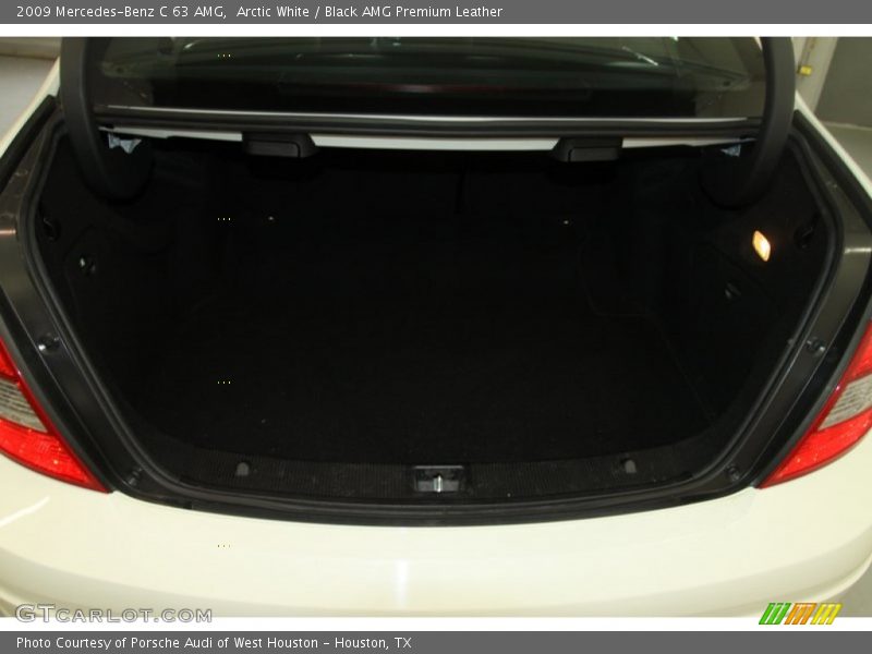 Arctic White / Black AMG Premium Leather 2009 Mercedes-Benz C 63 AMG