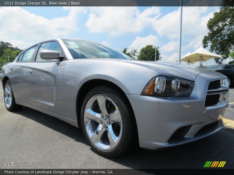 Billet Silver / Black 2013 Dodge Charger SE