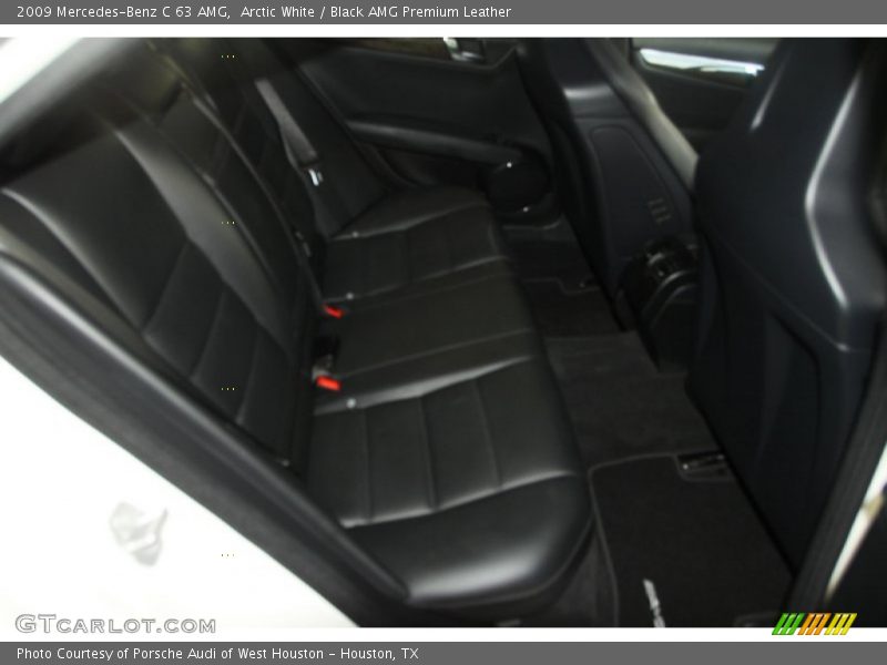 Arctic White / Black AMG Premium Leather 2009 Mercedes-Benz C 63 AMG