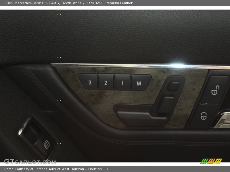 Arctic White / Black AMG Premium Leather 2009 Mercedes-Benz C 63 AMG