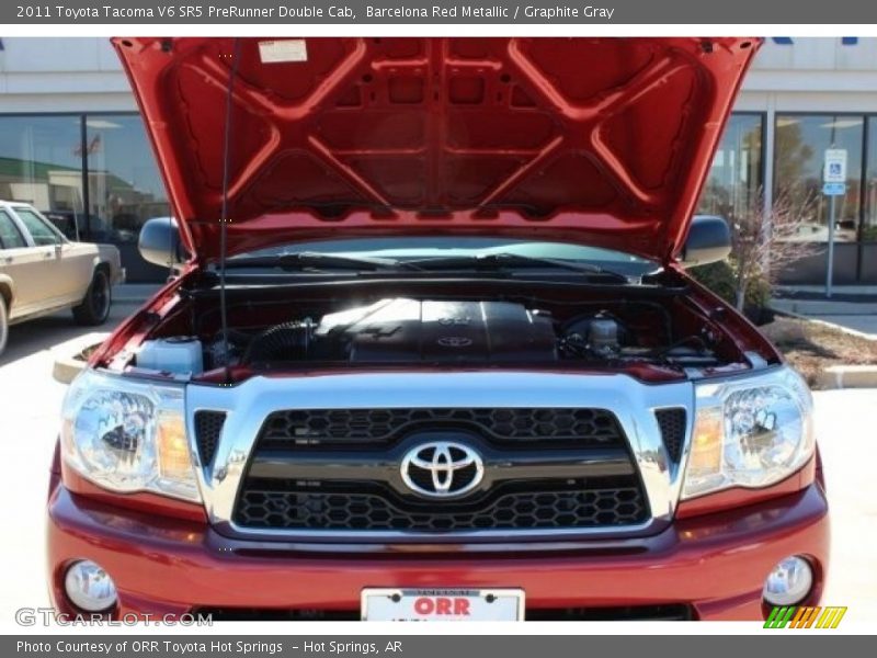 Barcelona Red Metallic / Graphite Gray 2011 Toyota Tacoma V6 SR5 PreRunner Double Cab