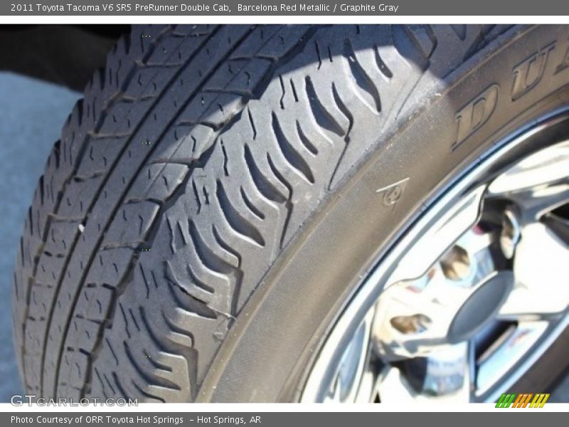 Barcelona Red Metallic / Graphite Gray 2011 Toyota Tacoma V6 SR5 PreRunner Double Cab