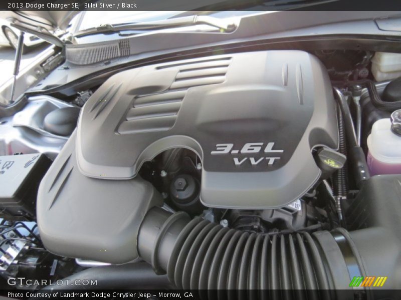 Billet Silver / Black 2013 Dodge Charger SE