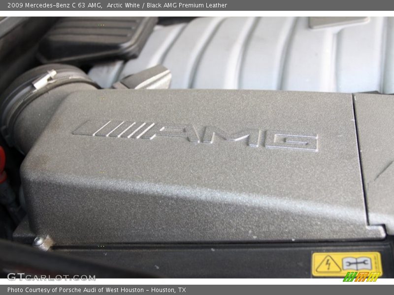 Arctic White / Black AMG Premium Leather 2009 Mercedes-Benz C 63 AMG