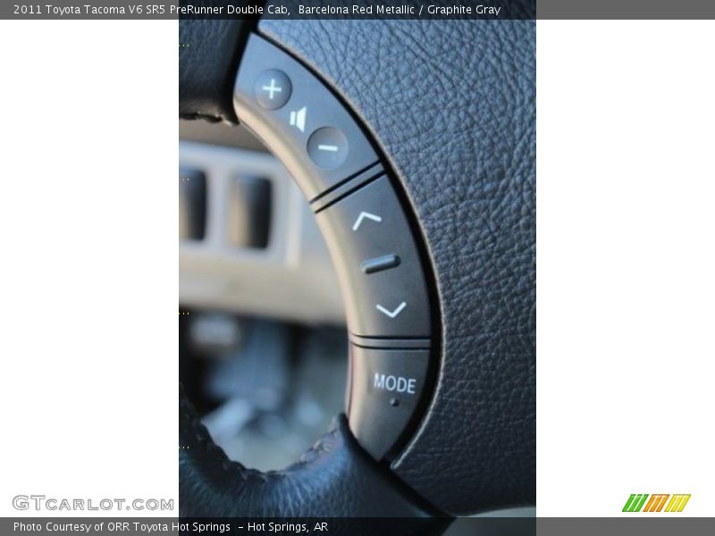 Barcelona Red Metallic / Graphite Gray 2011 Toyota Tacoma V6 SR5 PreRunner Double Cab