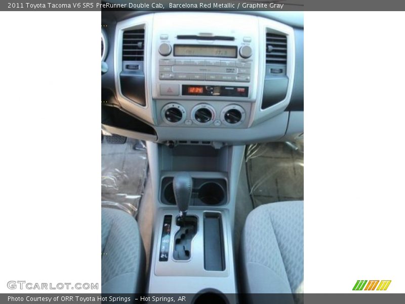 Barcelona Red Metallic / Graphite Gray 2011 Toyota Tacoma V6 SR5 PreRunner Double Cab