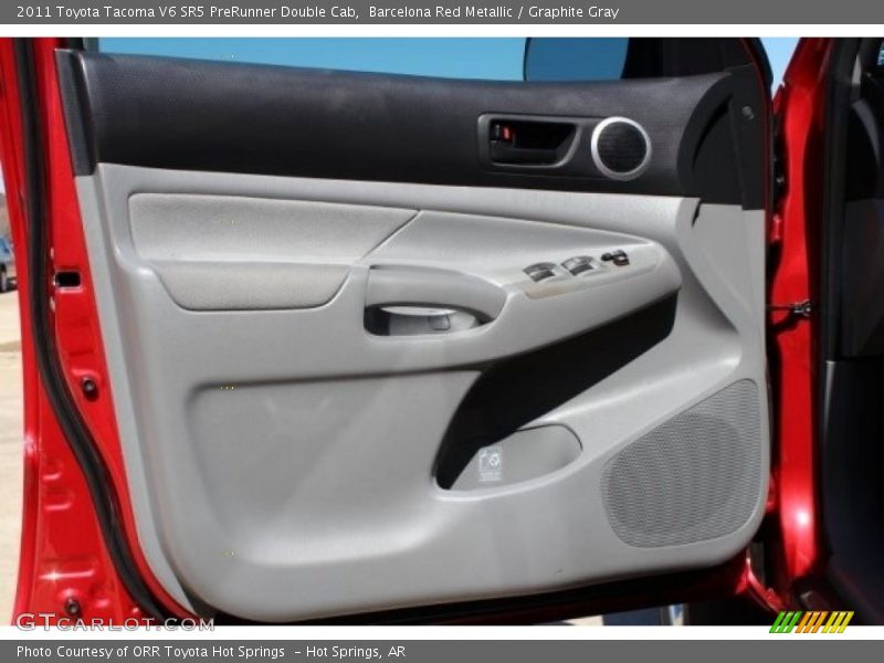 Barcelona Red Metallic / Graphite Gray 2011 Toyota Tacoma V6 SR5 PreRunner Double Cab
