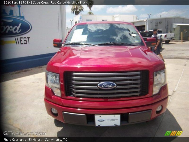 Red Candy Metallic / Black 2010 Ford F150 FX2 SuperCrew