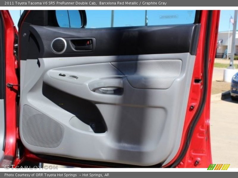 Barcelona Red Metallic / Graphite Gray 2011 Toyota Tacoma V6 SR5 PreRunner Double Cab