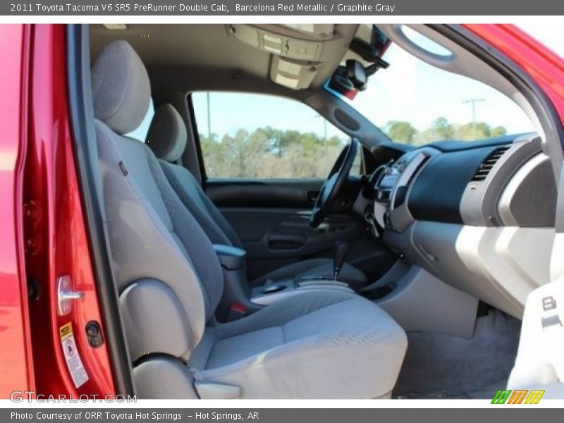 Barcelona Red Metallic / Graphite Gray 2011 Toyota Tacoma V6 SR5 PreRunner Double Cab
