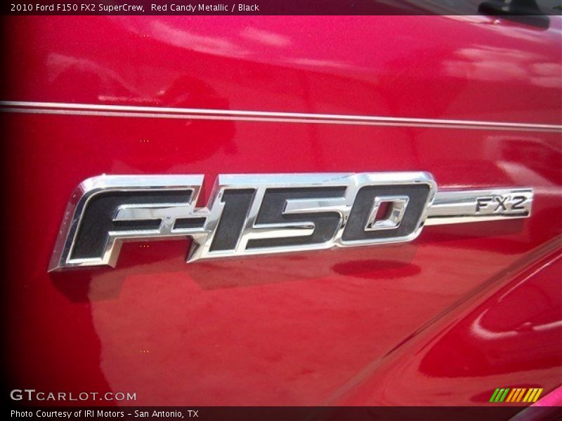 Red Candy Metallic / Black 2010 Ford F150 FX2 SuperCrew